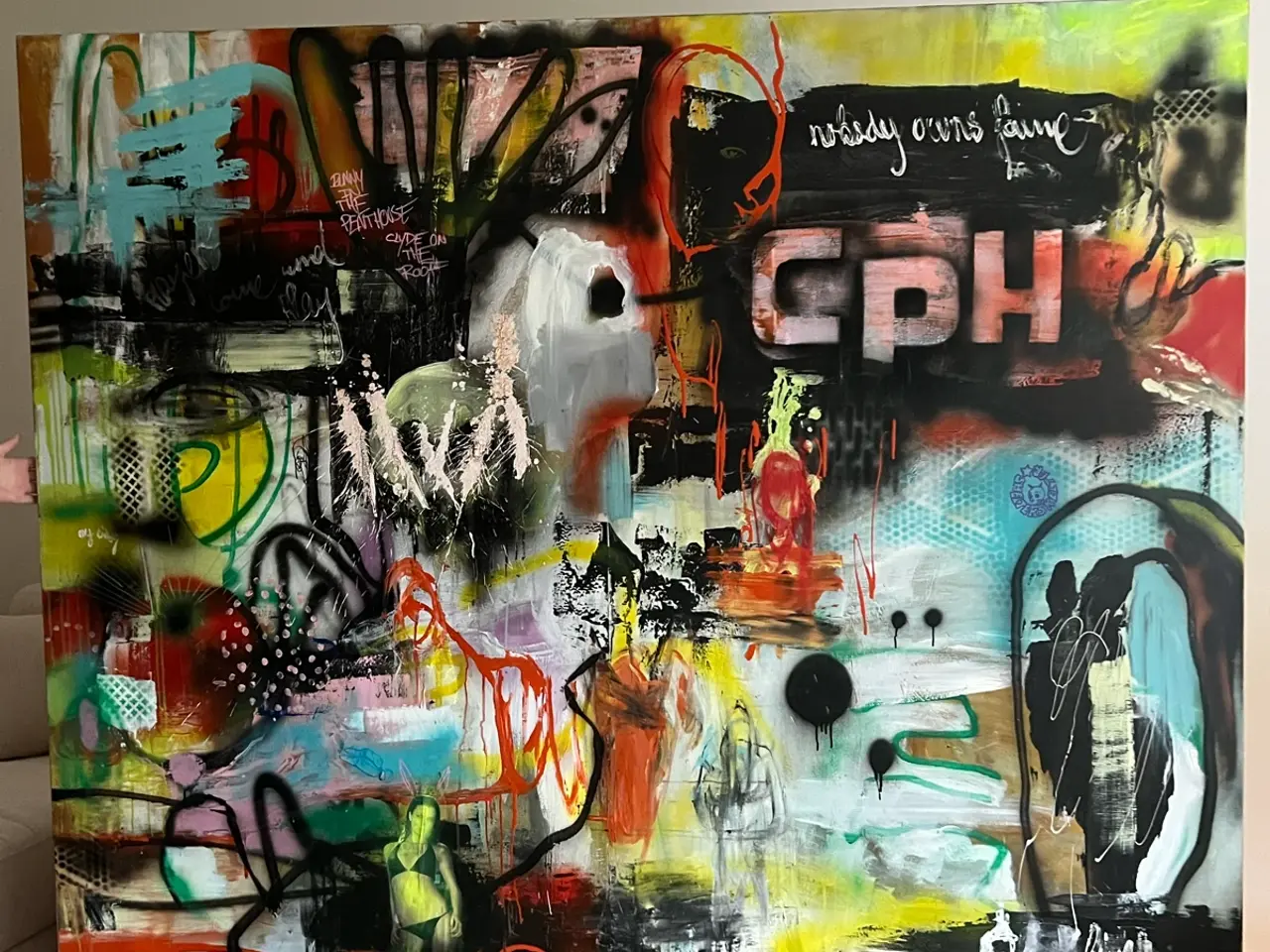 Billede 2 - Maleri af lokal kunstner fra Roskilde