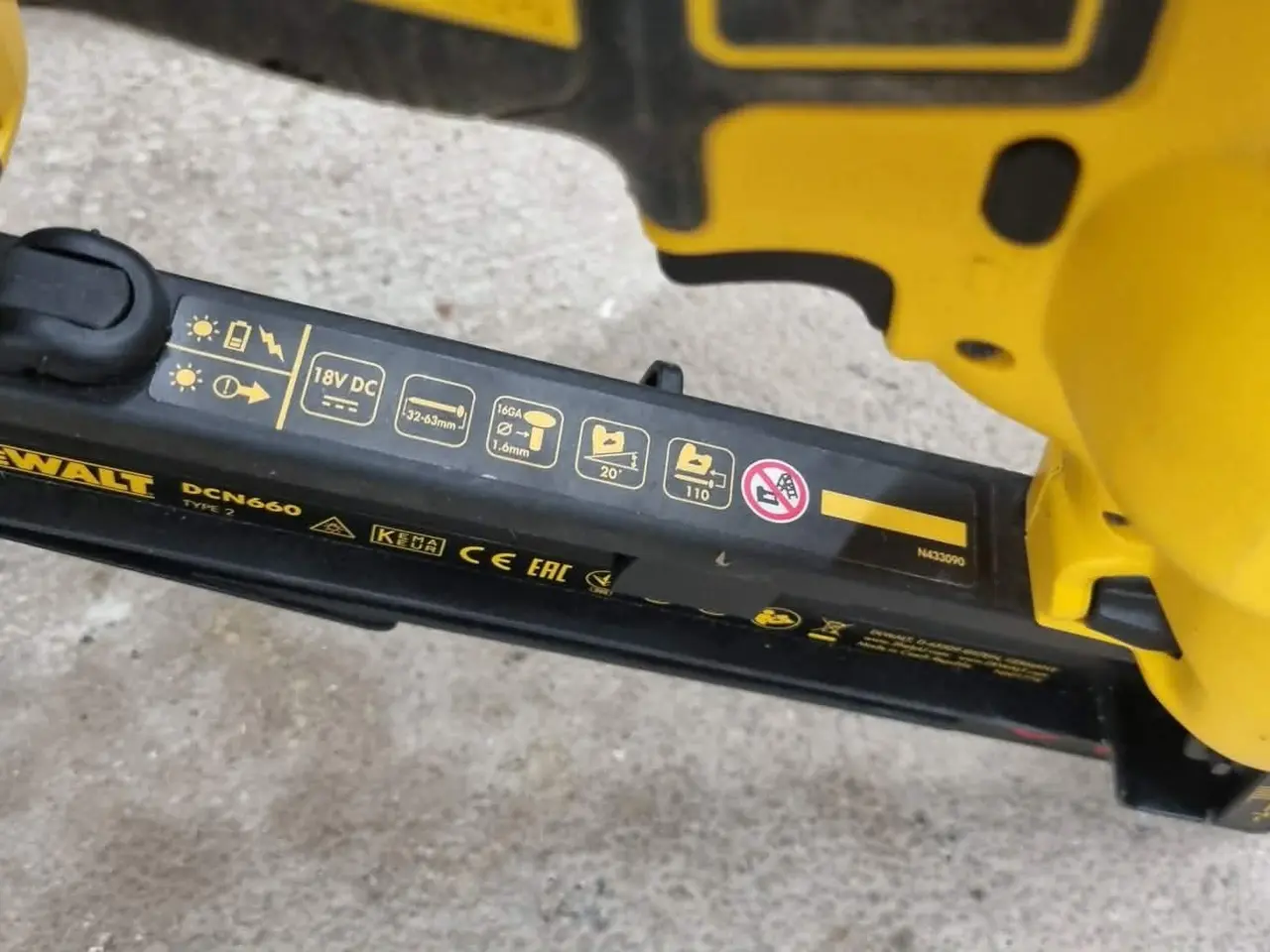 Billede 2 - Dewalt Dykkerepistol 20 grader