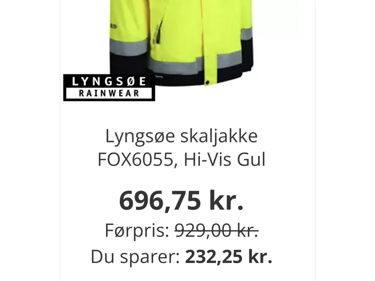 Billede 1 - Lyngsøe regnjakke og bukser 