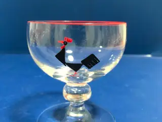 HOLMEGAARD GLAS MED EMALJE-DEKO.