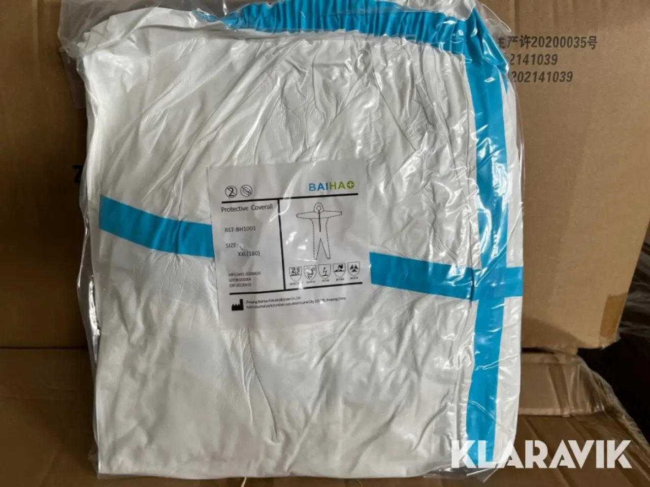 Billede 2 - Heldragter Baiha Protective coverall 100styk str XXL