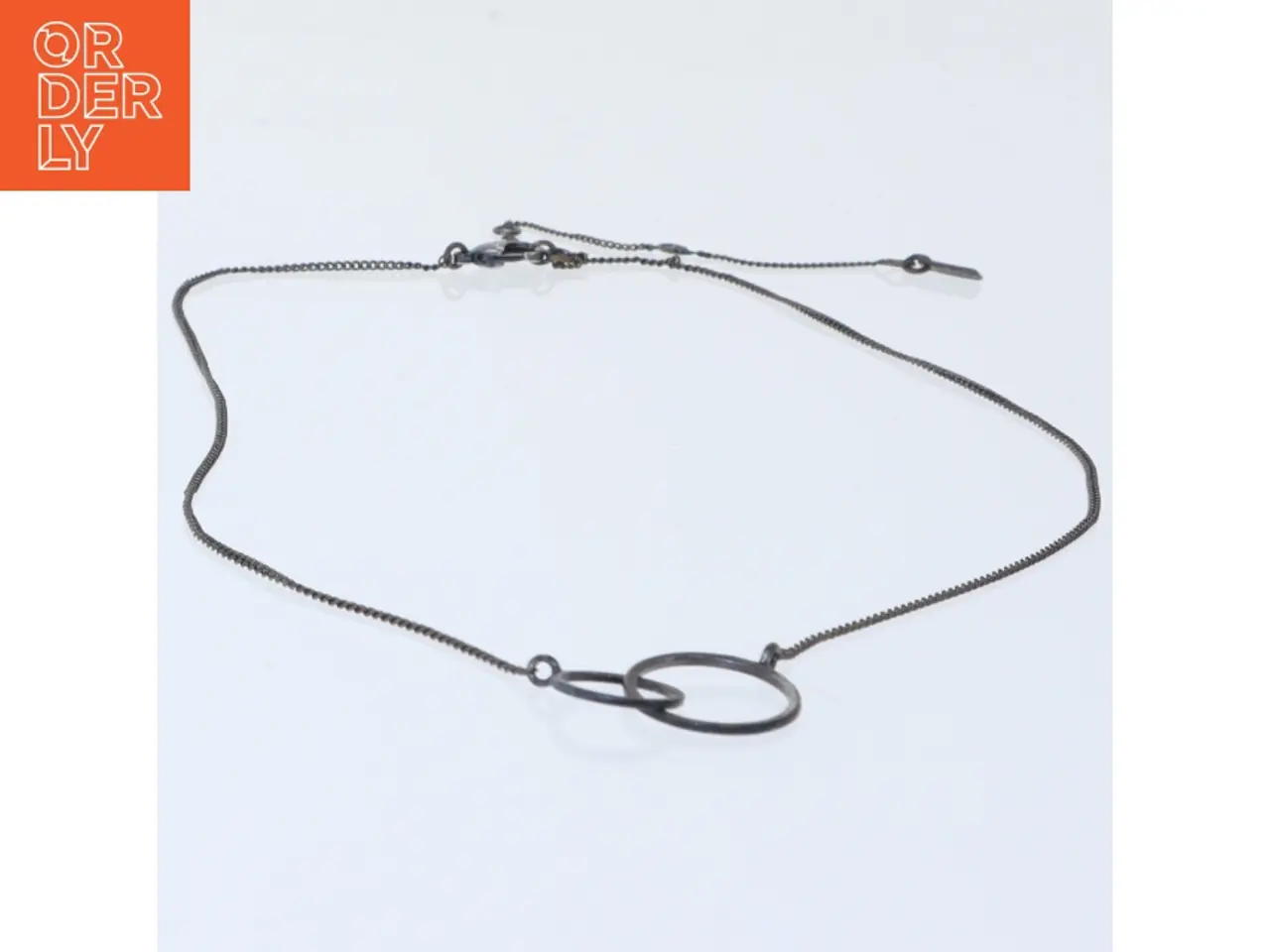 Billede 2 - Halskæde med ringe (str. 50 cm)