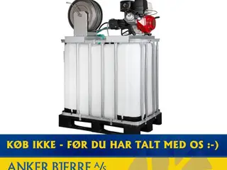 AB Mobil 220/20 HONDA 13 HK El-start, 50 mtr. slangeopruller