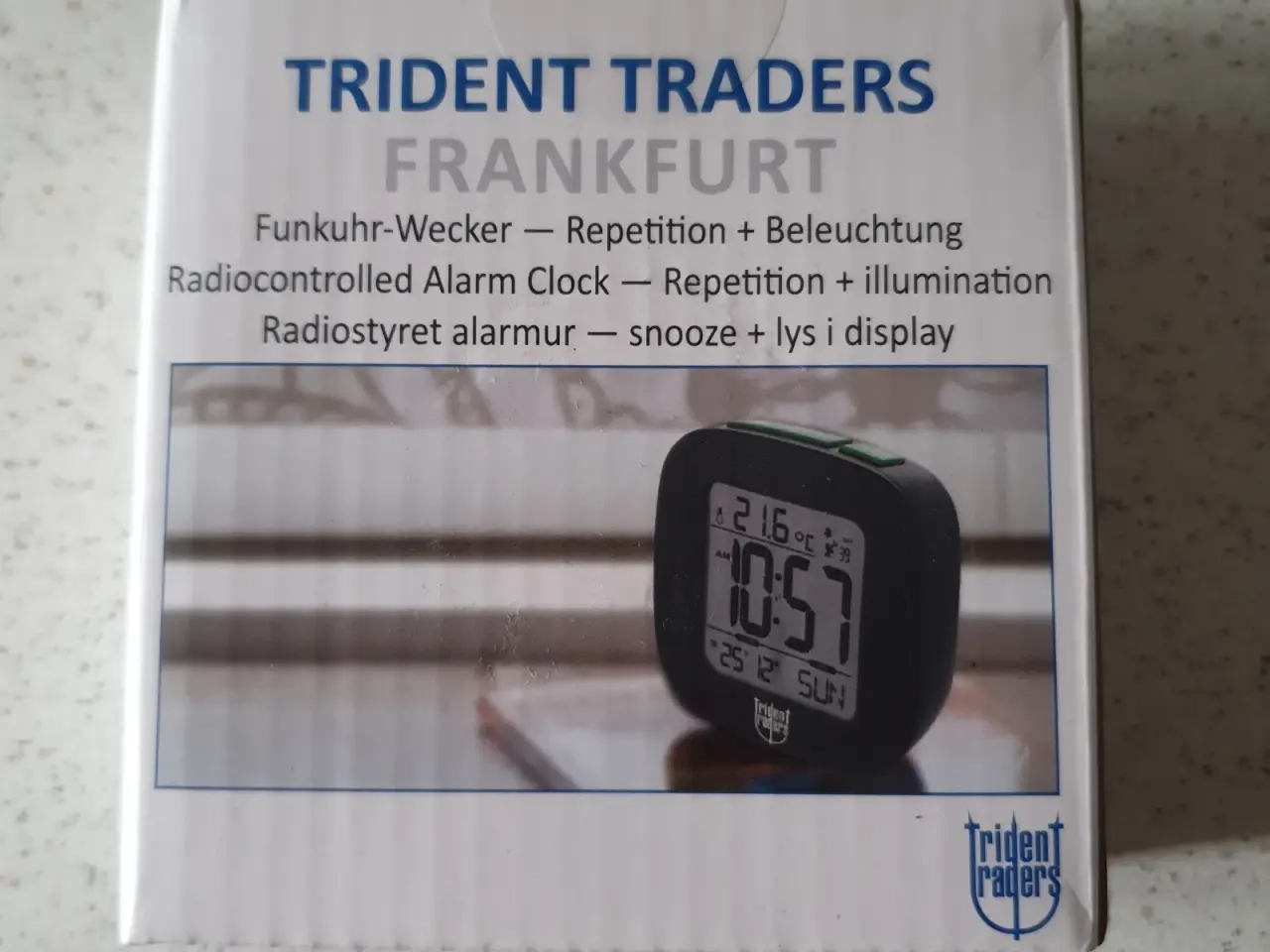 Billede 1 - Radiostyret vækkeur fra Trident Traders