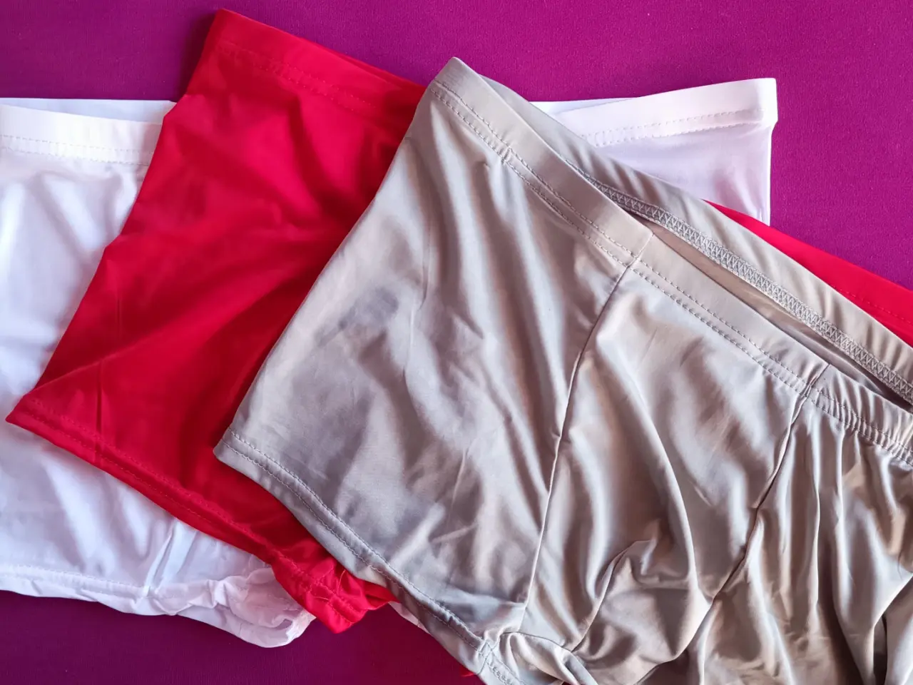 Billede 1 - 3 par silkebløde boksershorts
