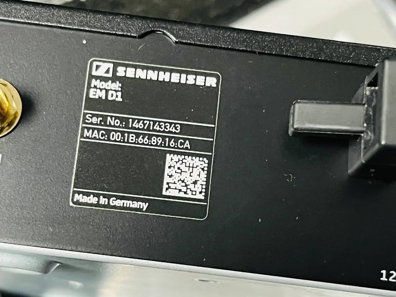 Billede 4 - Trådløst mikrofonsæt SENNHEISER EM D1