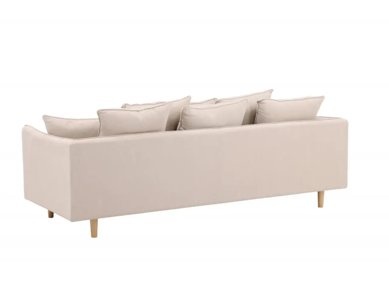 Billede 10 - Segelskaren 3 personers Sofa  - Beige Stof