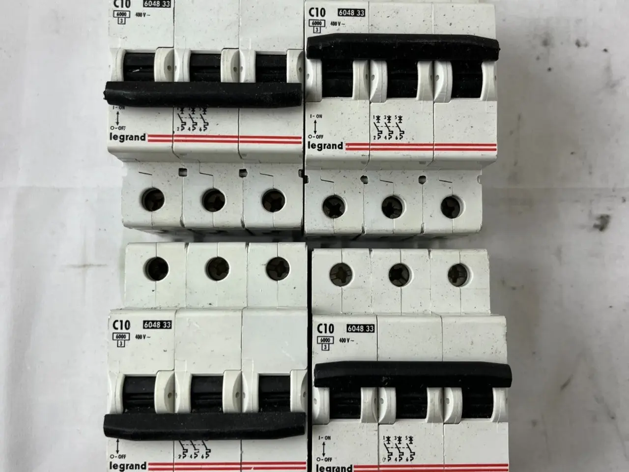 Billede 2 - Legrand 6048 33 C10 4-Pole automatsikring 400V 6kA