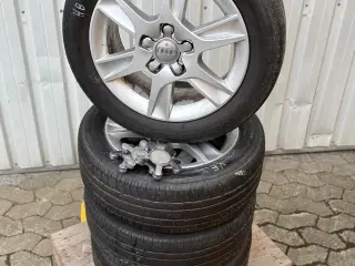 16” Audi alufælge ET50 - Fra en Audi A4