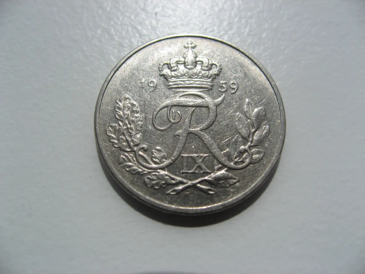 Billede 1 - Flot 10 øre 1959, den svære,