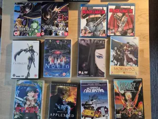 Japansk anime / animationsfilm, DVD'er og BluRay