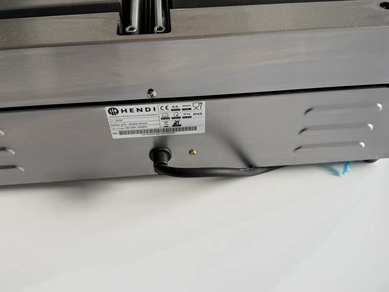 Billede 6 - professionel dobbelt panini- og kontaktgrill HENDI