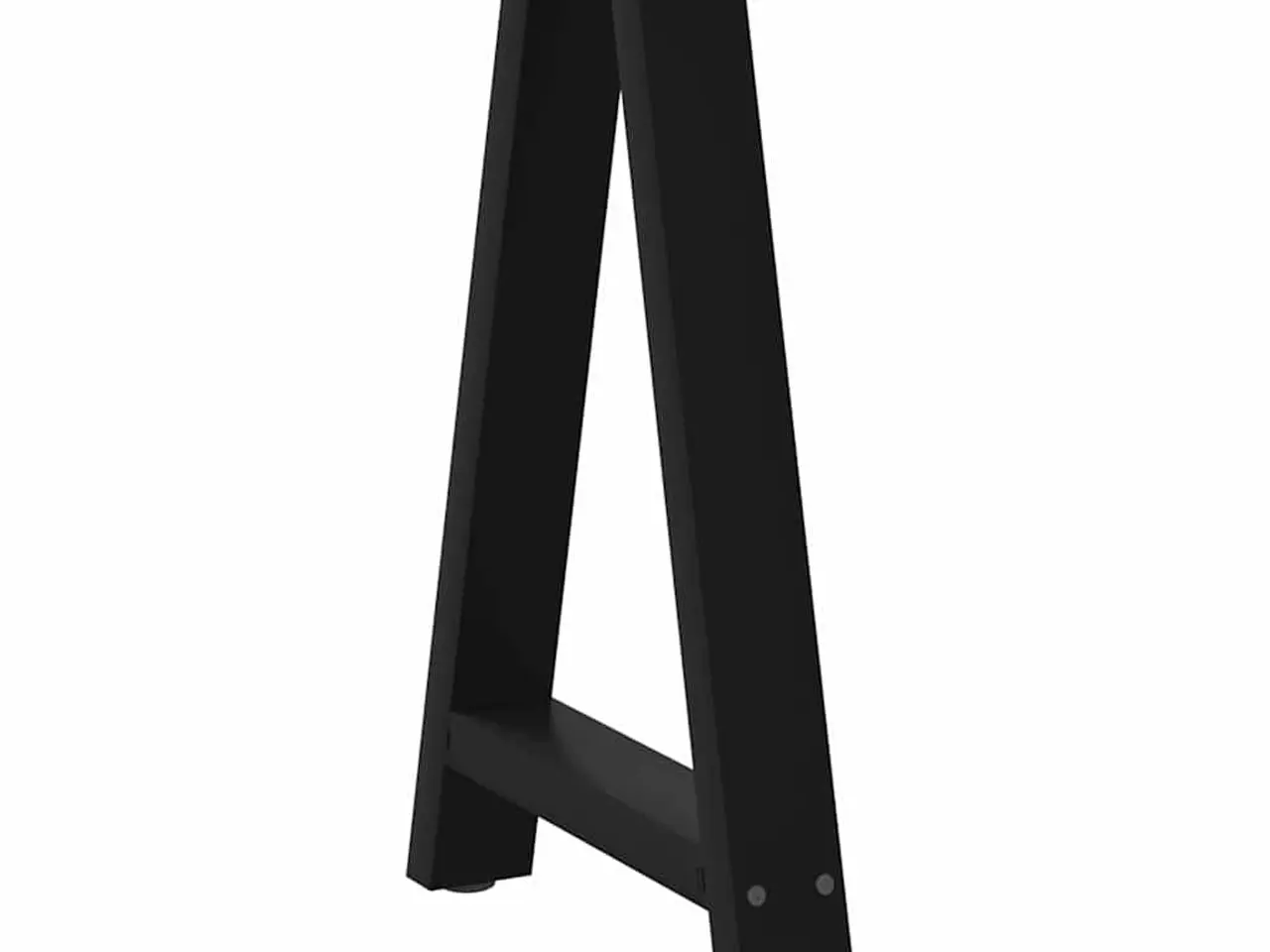 Billede 4 - Spisebordsben A-formet - 2 stk. sort stål 60 × (72-73) cm