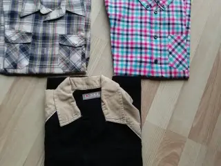 skjorter med kort ærme str. 152 H&M