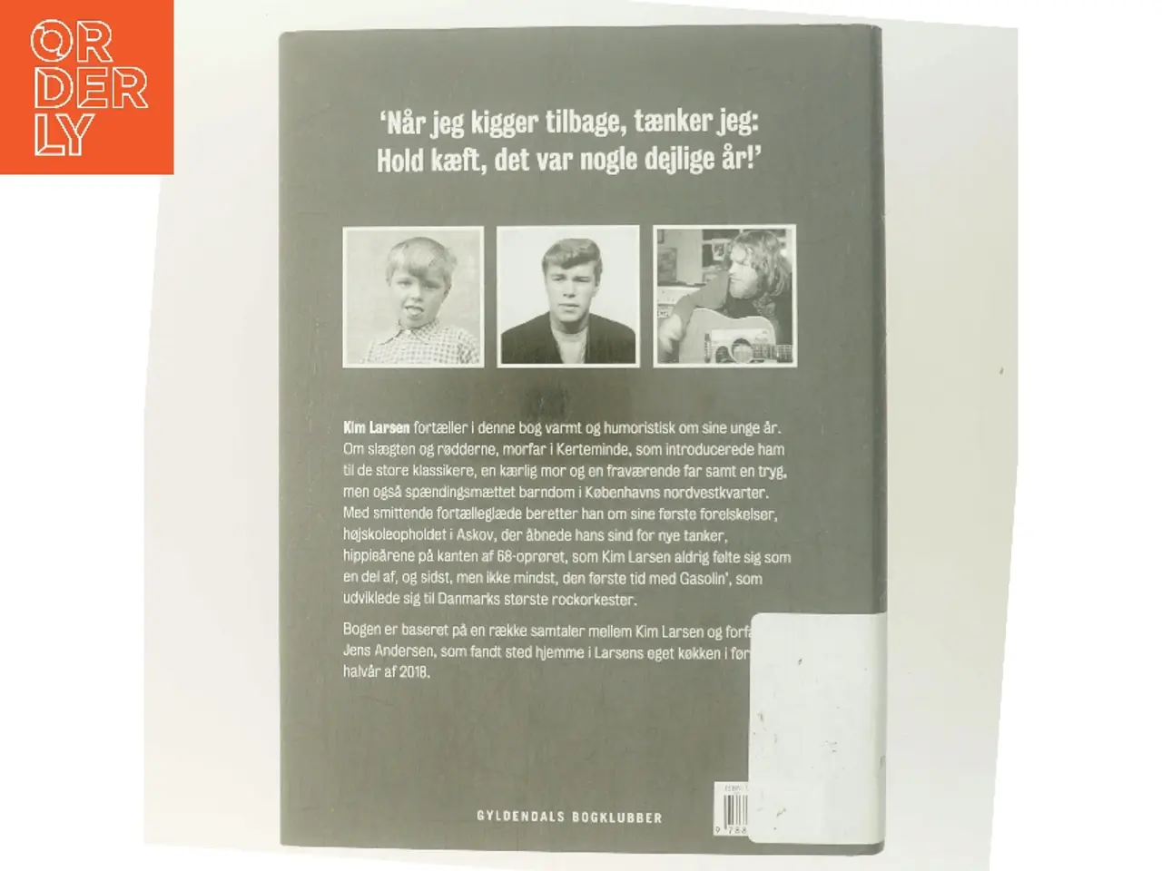 Billede 3 - Mine unge år – Kim Larsen af Jens Andersen (Bog)