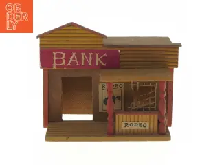 Træbank-model (str. 21x14x13 cm)
