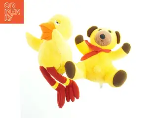 Plysbamse sæt fra DR (str. 45 og 27 cm)