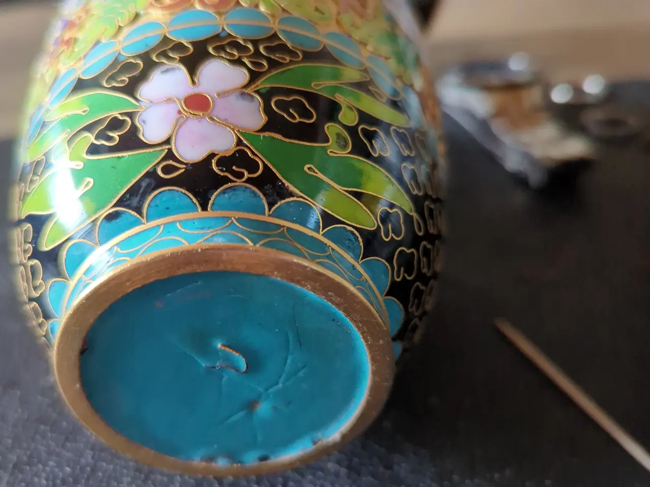 Billede 3 - Cloisonne vaser 2 stk
