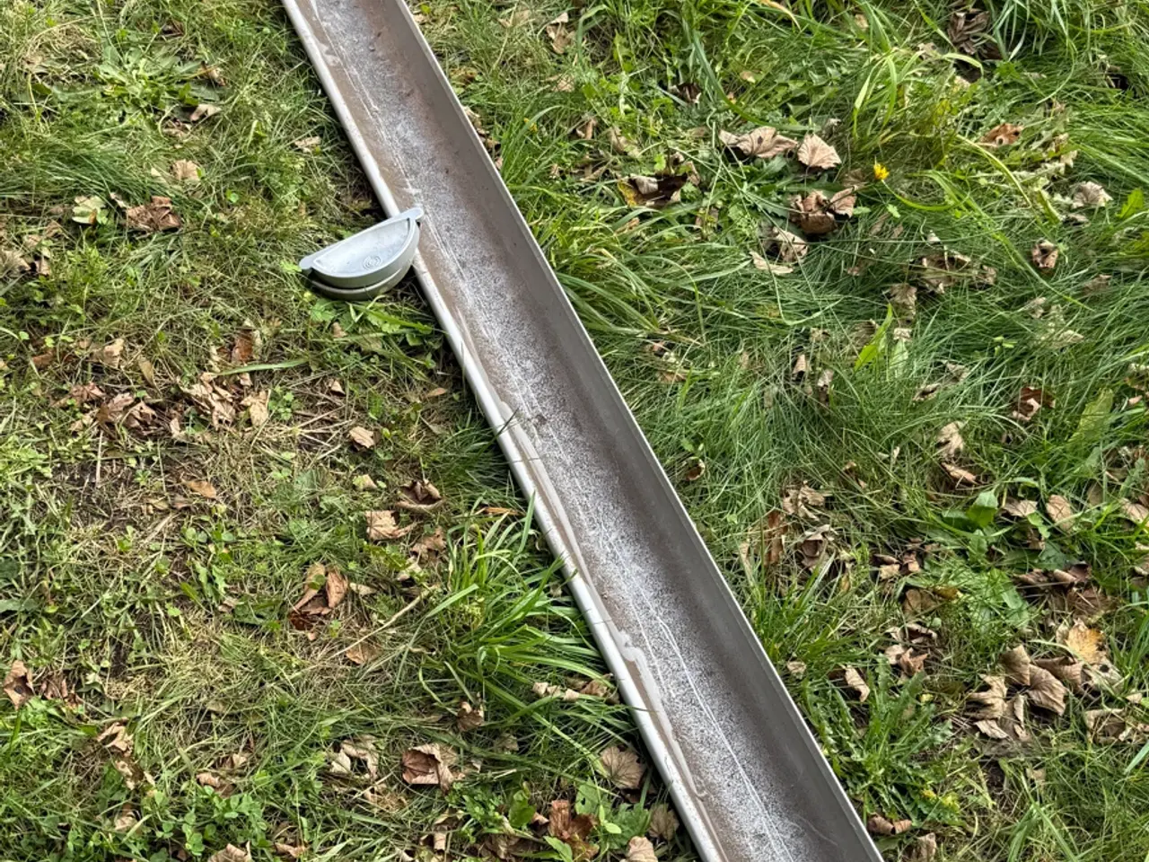 Billede 1 - Tagrende Lindab 125 mm stål