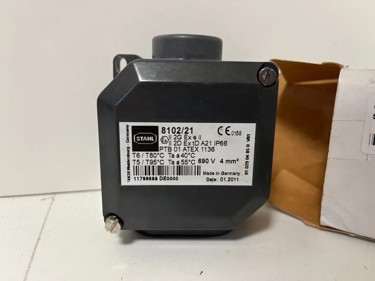 Billede 2 - R. STAHL 8102/21-31 ATEX Junction Box Ex e, IP66,
