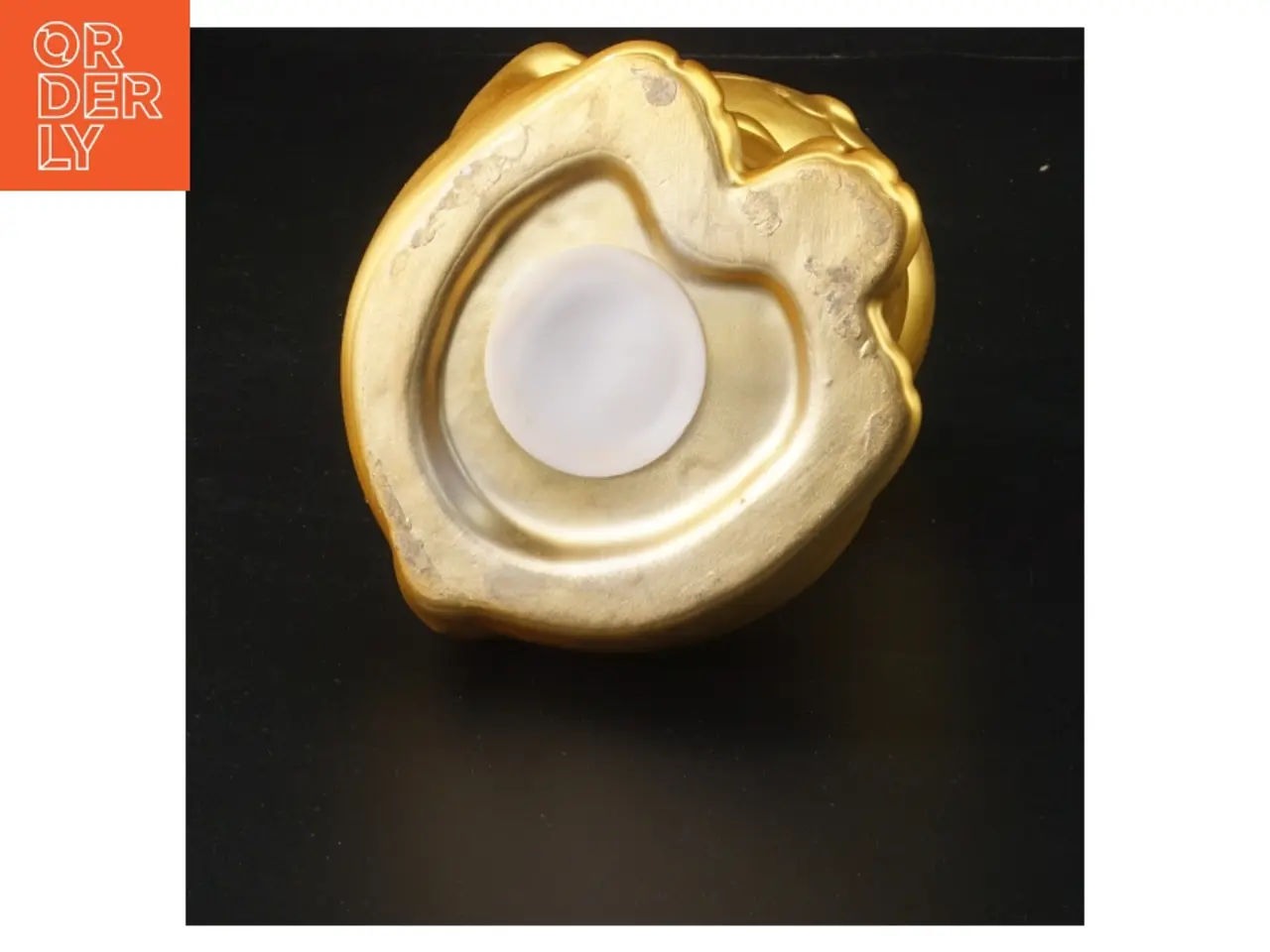 Billede 2 - Guldkat dekoration (str. 15x11 cm)