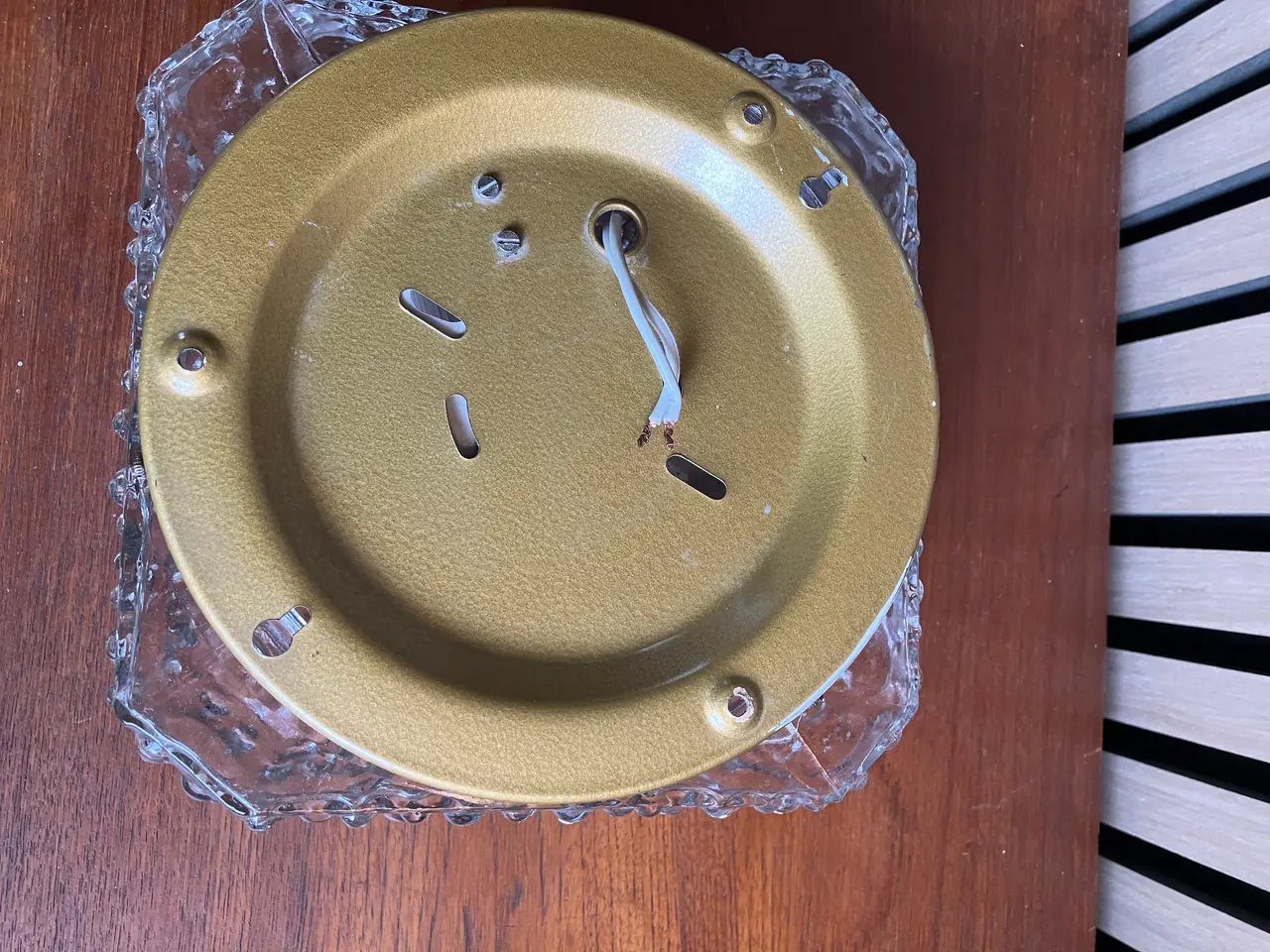 Billede 4 - Vintage Plafon i klart glas