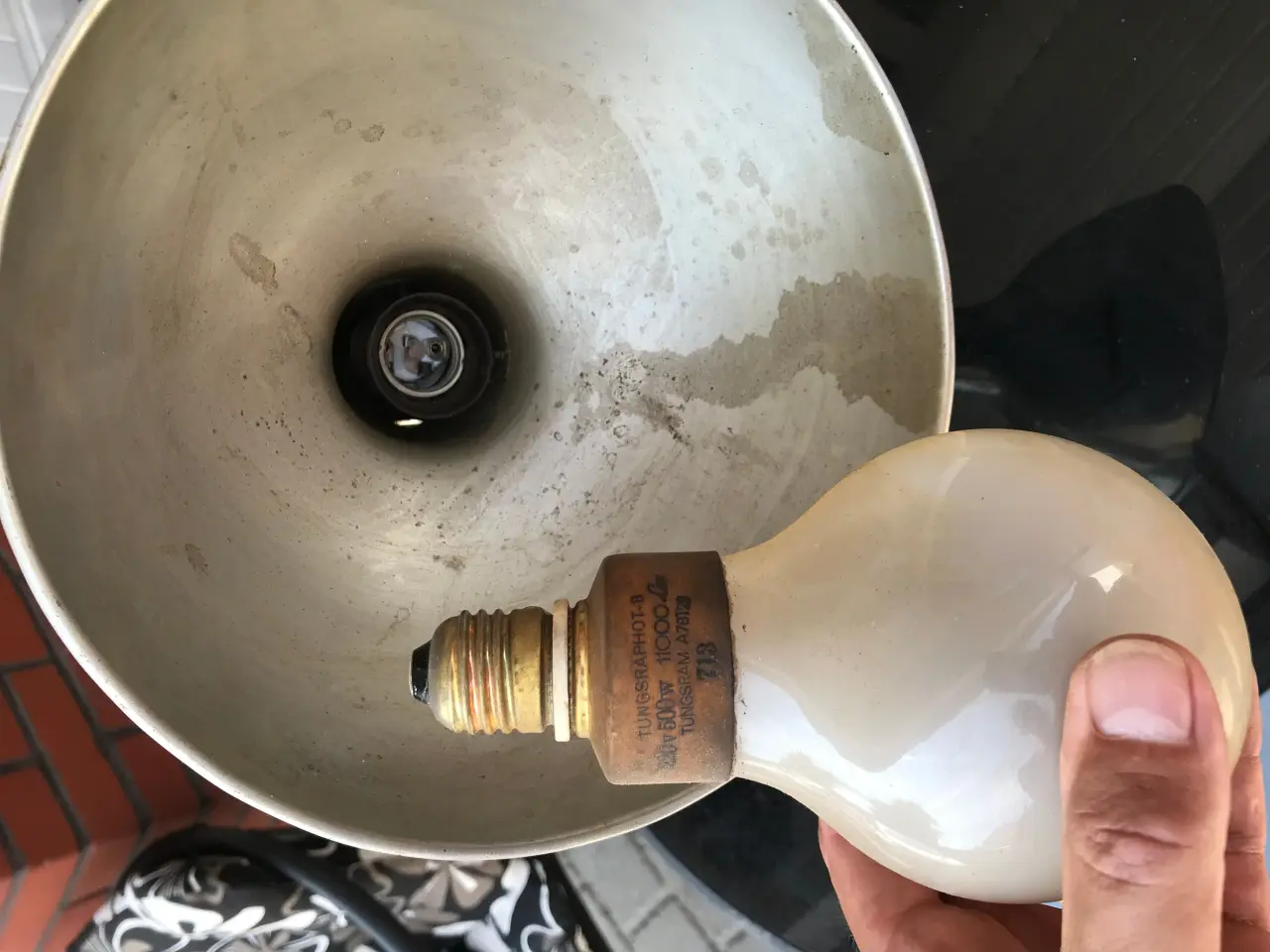Billede 4 - rigtig gammel lampe