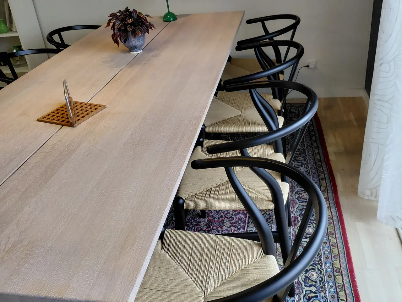 Billede 2 - Skovby massiv ege plankebord