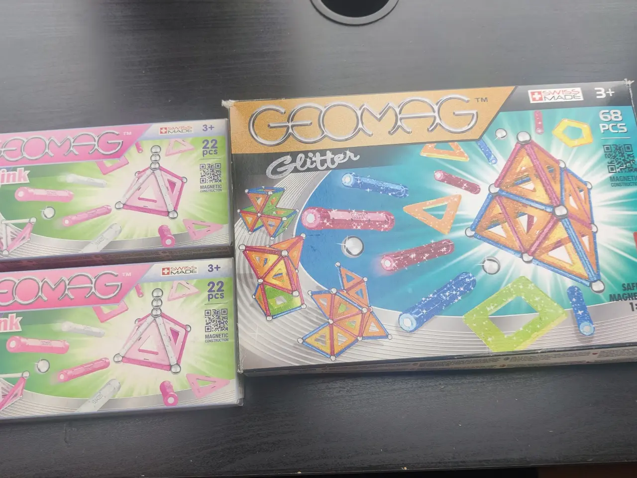 Billede 1 - Geomag - Pinkx2 & Glitter, 112 pcs