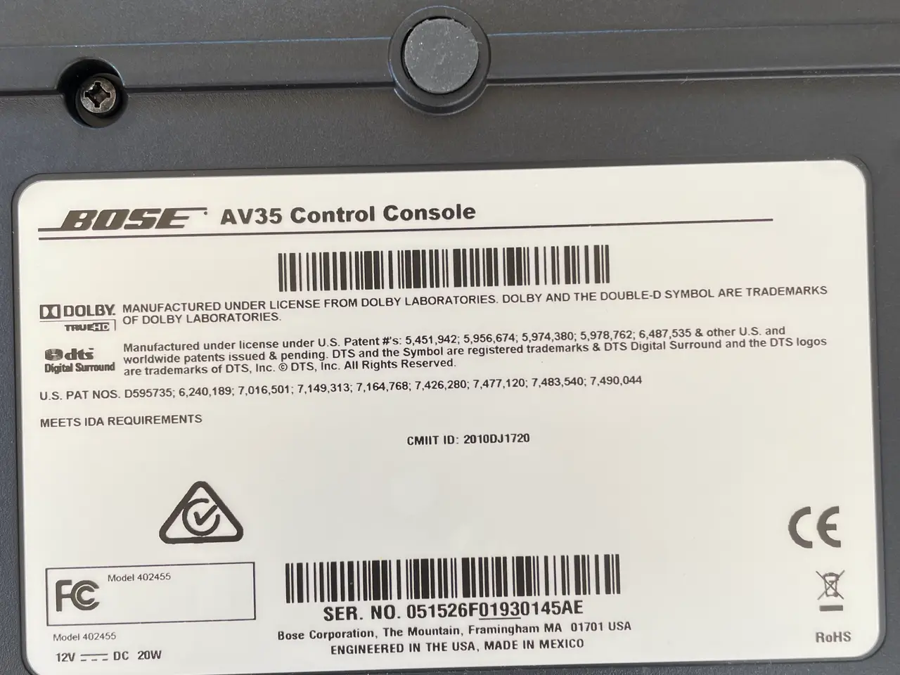 Billede 3 - Bose AV35 Bose anlæg komplet
