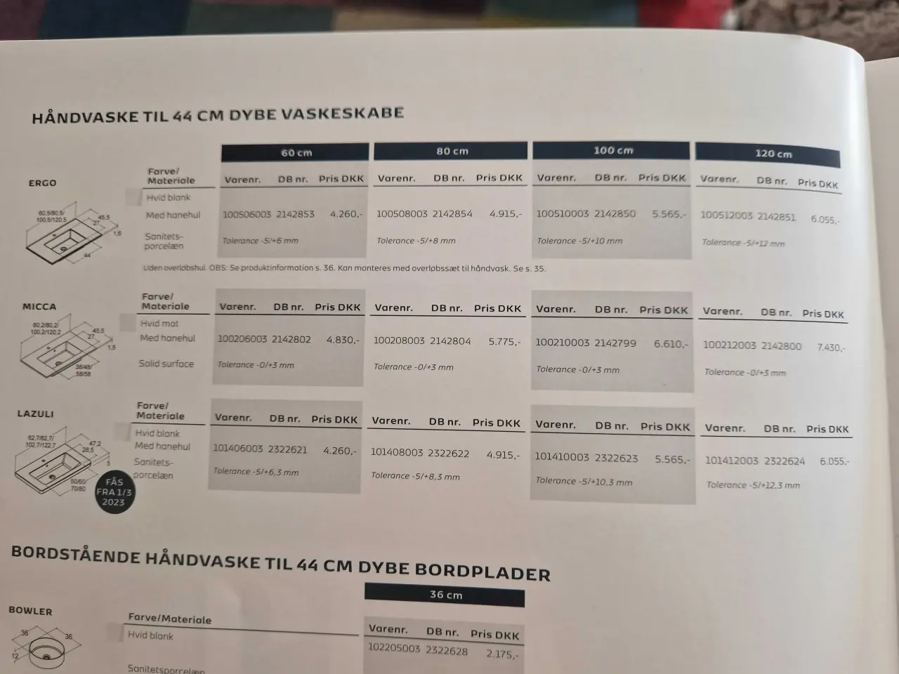 Billede 2 - NEDSAT. Scanbad (ny) håndvask til badeværelse