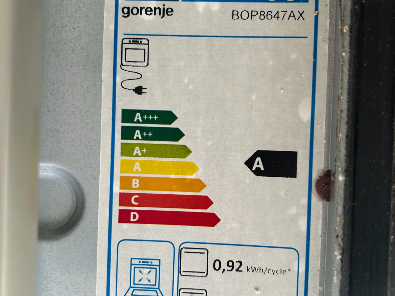 Billede 3 - Gorenje BOP8647AX indbygningsovn pyrolyse