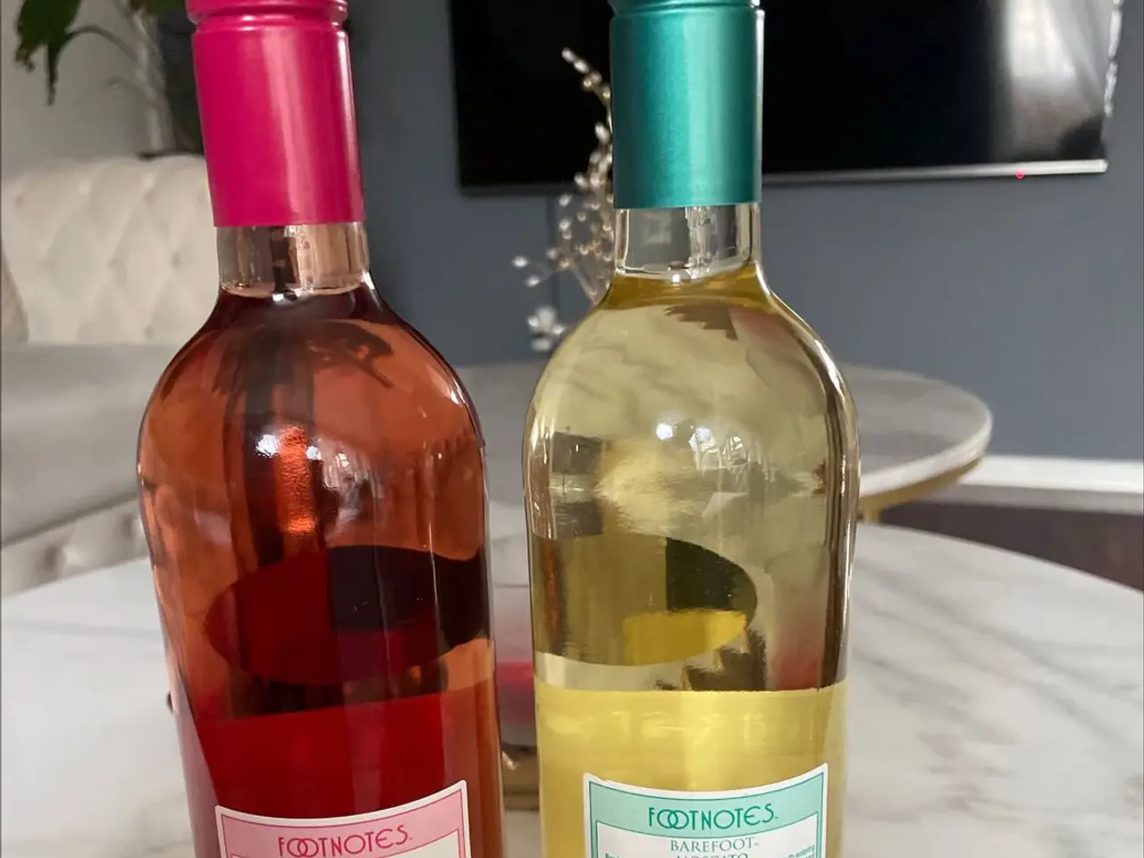 Billede 1 - Barefod vin rose og hvidvin