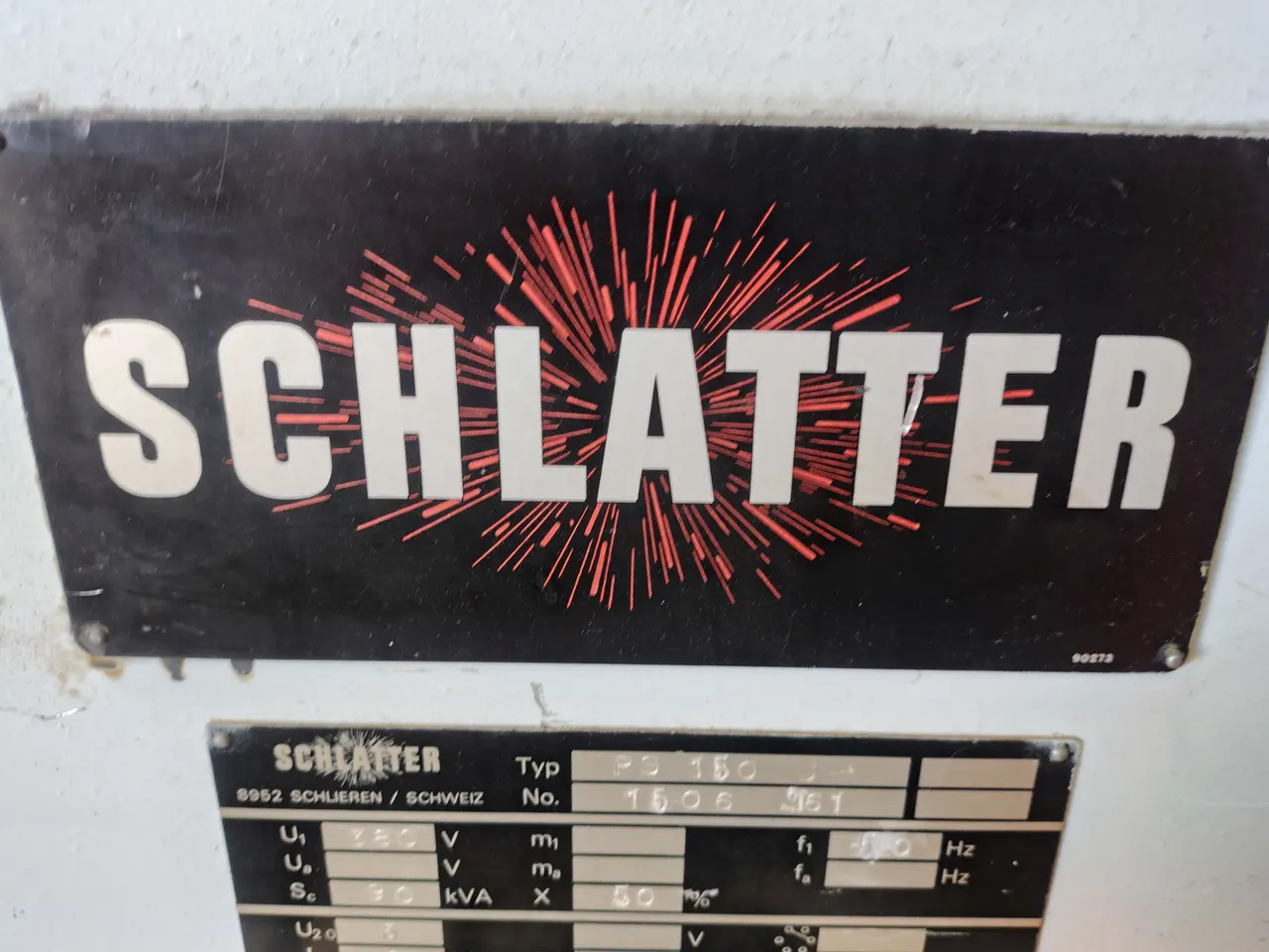 Billede 3 - Modstandssvejsemaskine SCHLATTER