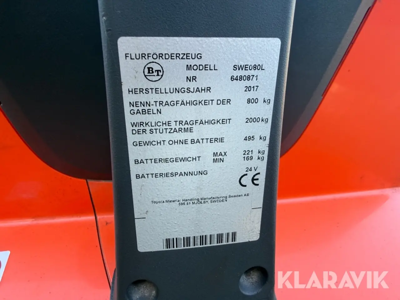 Billede 6 - Monomast stabler BT SWE080L