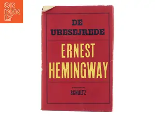 De ubesejrede af Ernest Hemingway (Bog)