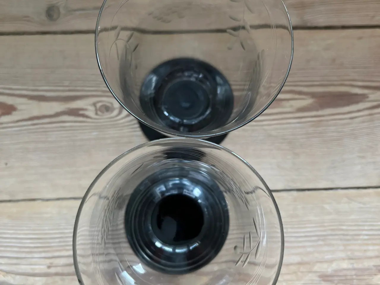 Billede 3 - Holmegaard/ Kastrup glas med slebne druer