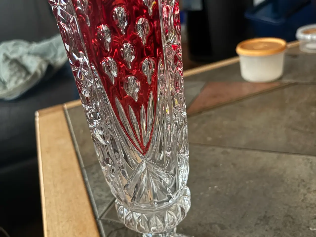 Billede 6 - Stor flot krystal vase
