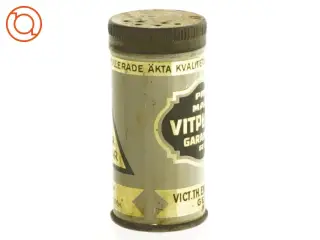 Antik Gevalia Vittpeppar Krydderbøsse fra Gevalia (str. 7 cm x 35 o cm)