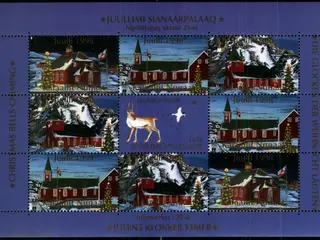 Grønland Miniark Jul 1998 - Takket til begge sider