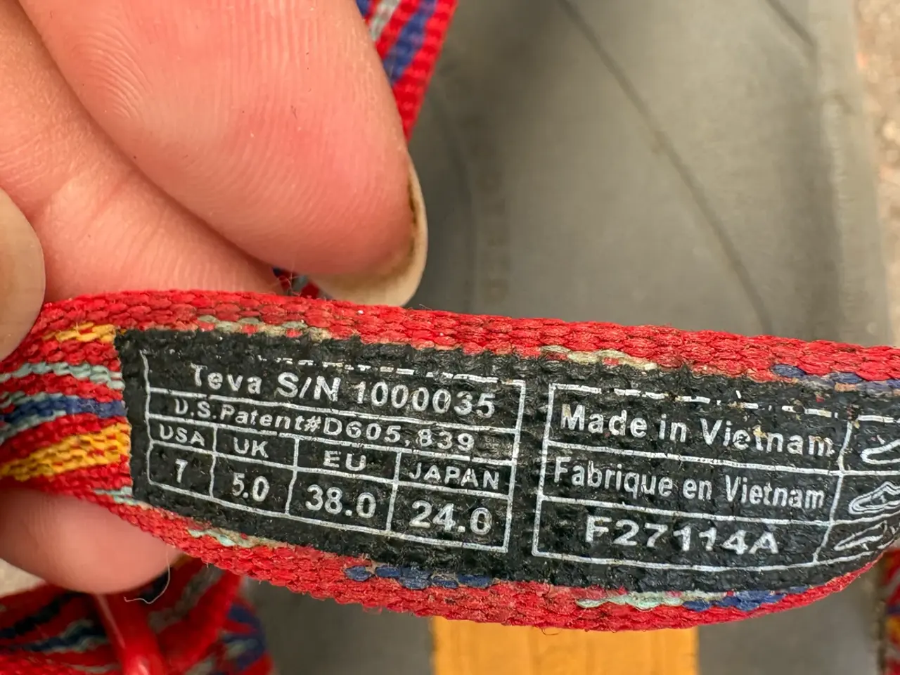 Billede 3 - Teva sandal med smalle stroper
