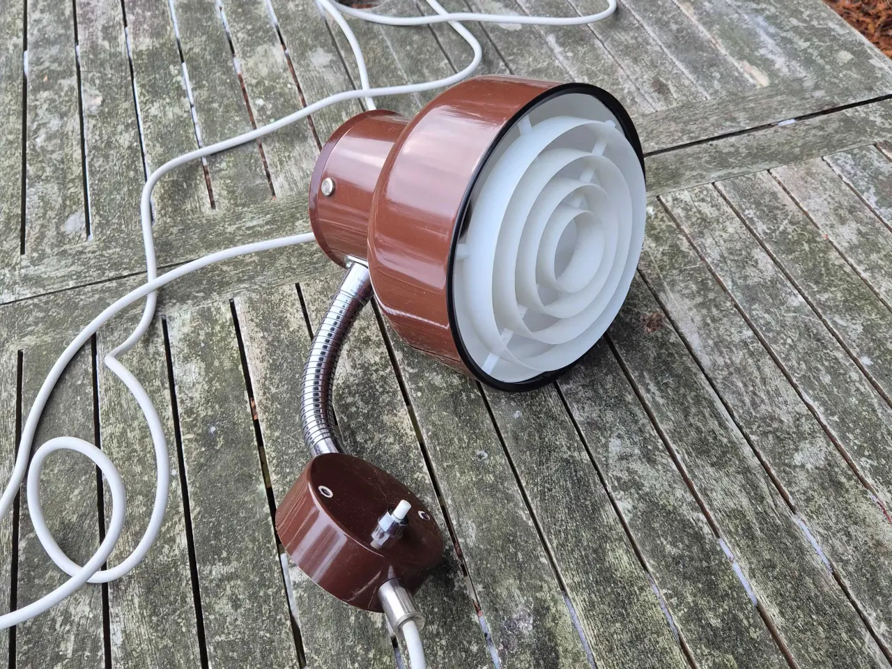 Billede 14 - Herlig chokoladebrun Bumling væglampe 