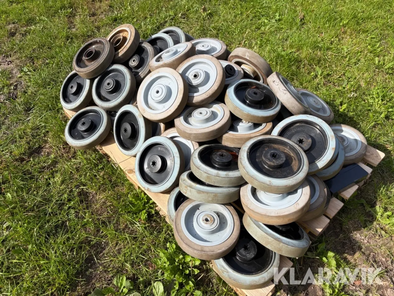 Billede 2 - Containerhjul med lejer - cirka 50 styks