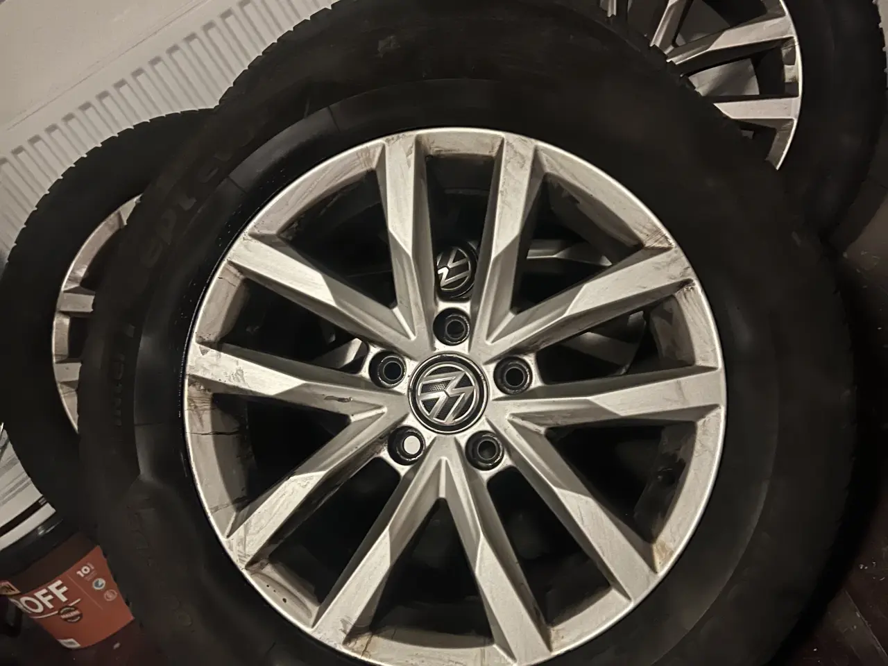Billede 1 - 4 stk. vinterhjul 16T 1800kr