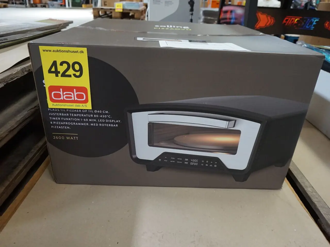 Billede 2 - Salling pizza ovn - Ø40 cm 2600W