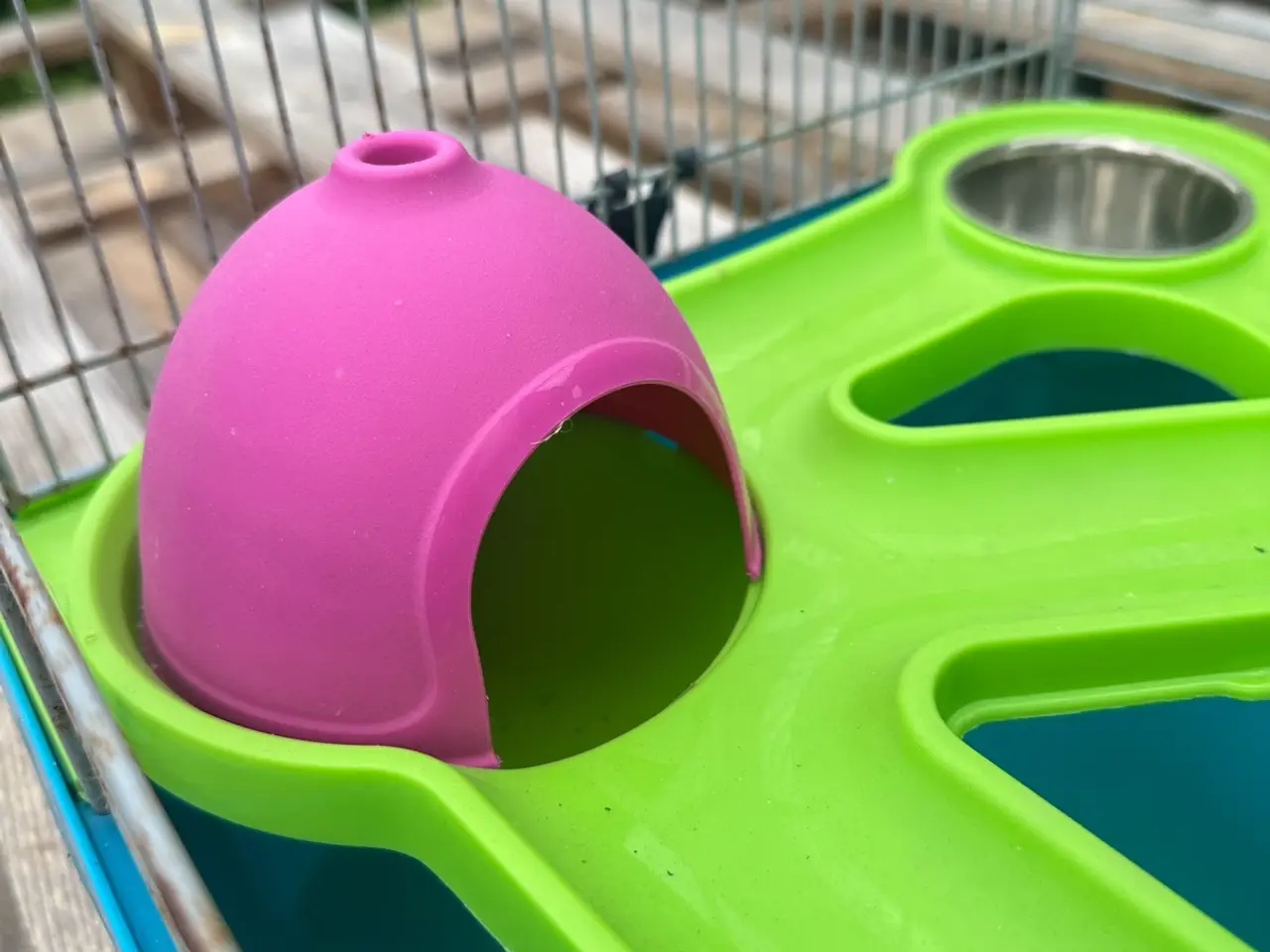 Billede 4 - Bur til hamster eller lille gnaver med tilbehør 