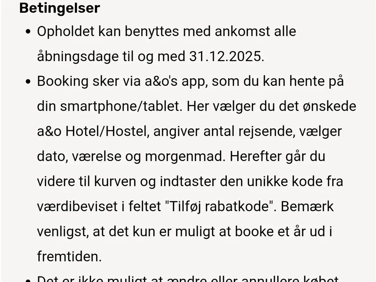 Billede 1 - Deal tilbud overnatning i københavn