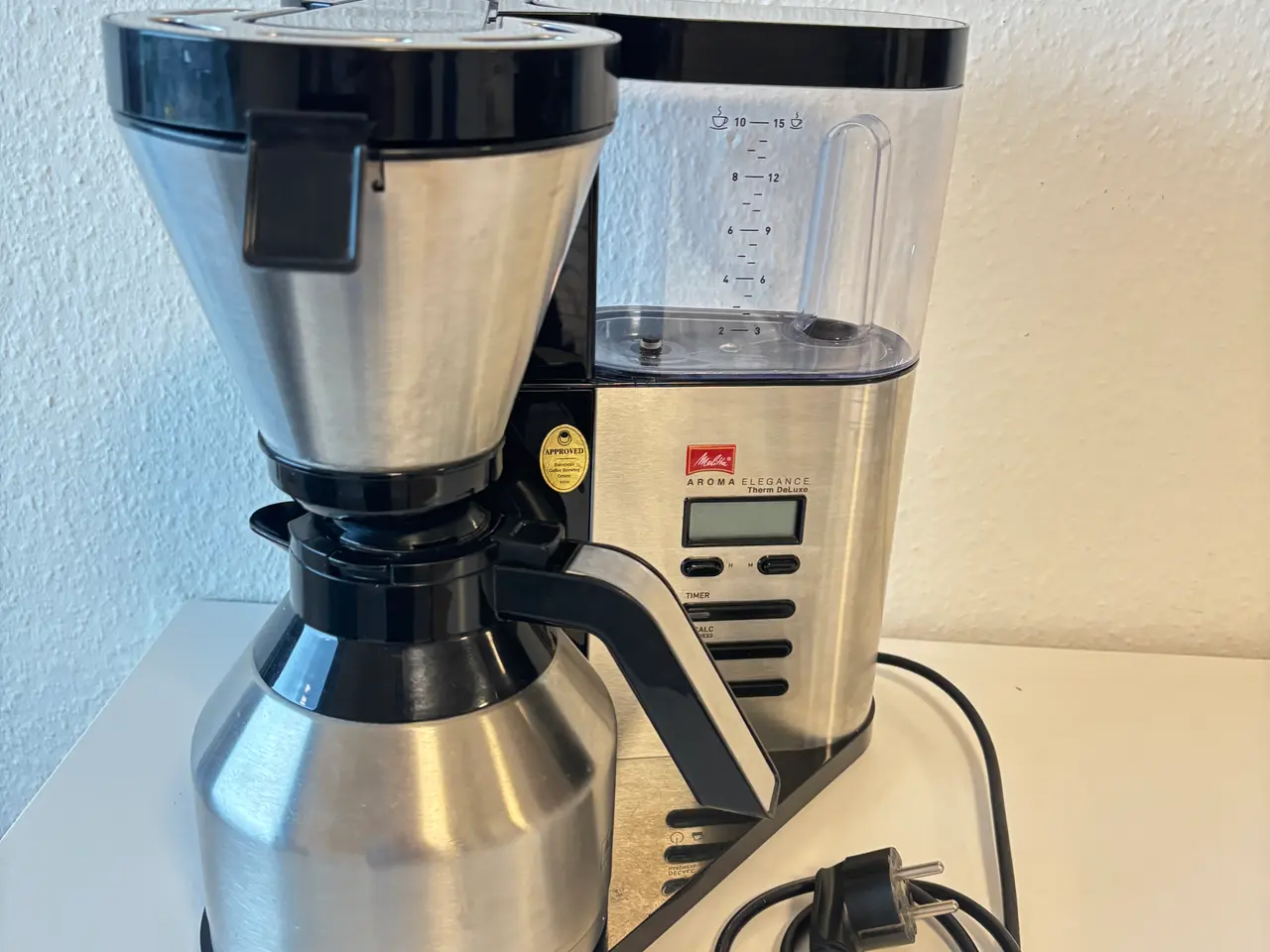 Billede 4 - Melitta Aroma Elegance Deluxe Therm, med timerfunk