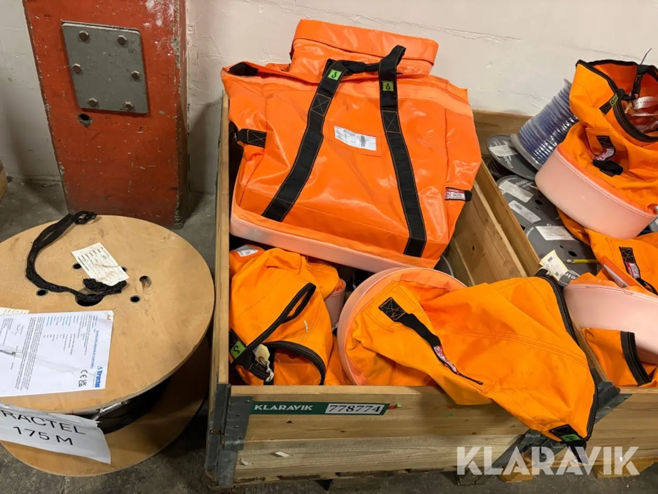 Billede 3 - Offshore tasker og sejlgarn EMG 3579 - 6 tasker / 6 ruller / 1 palle