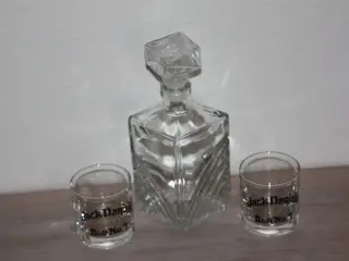 Whisky karaffel med 2 whisky glas